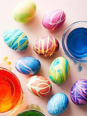 abstract easter egg craft