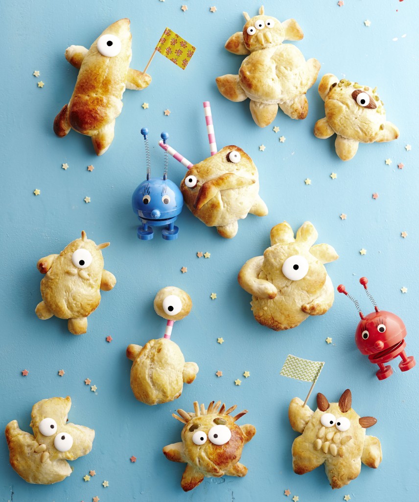 monster halloween bread snacks