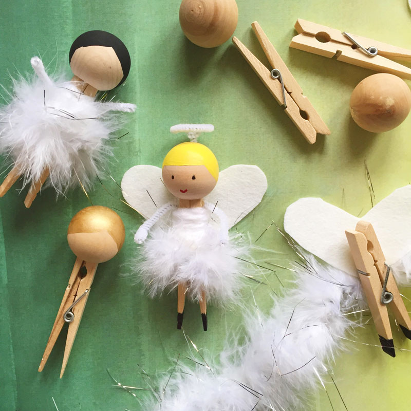 Clothespin Angel Craft | Project kid