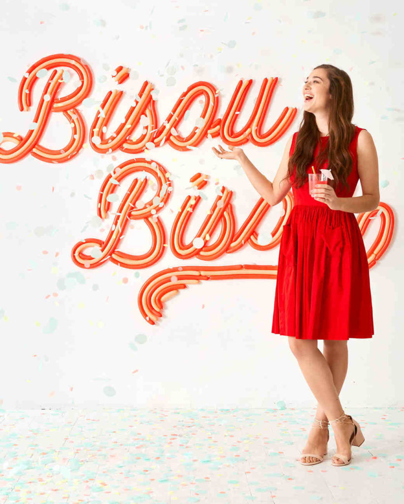bisou bisou balloons, french party balloons,