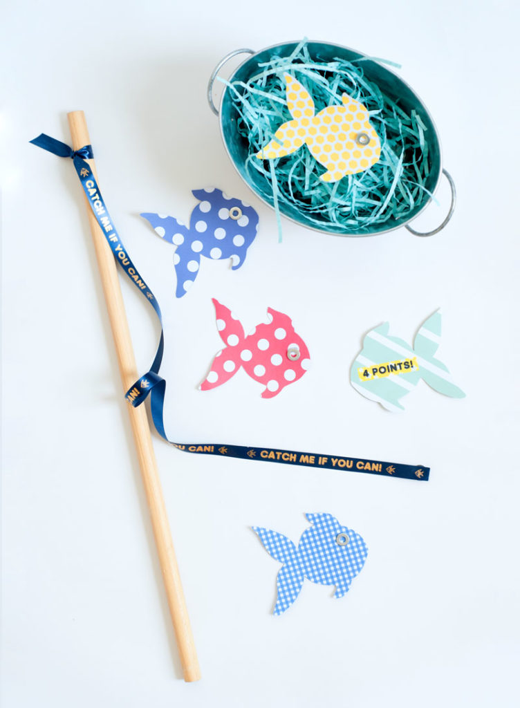 kids party carnival diy fishing game