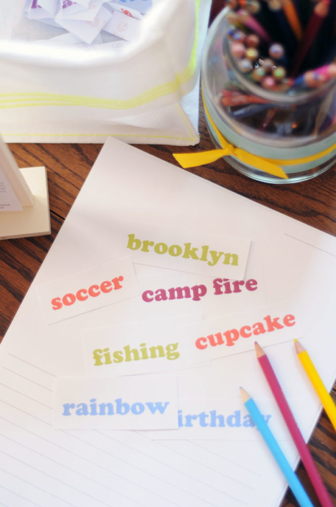 baby shower book activity