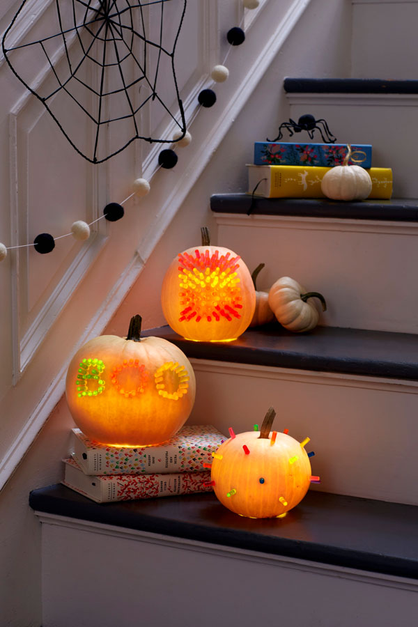 light bright pumpkin craft diy kids