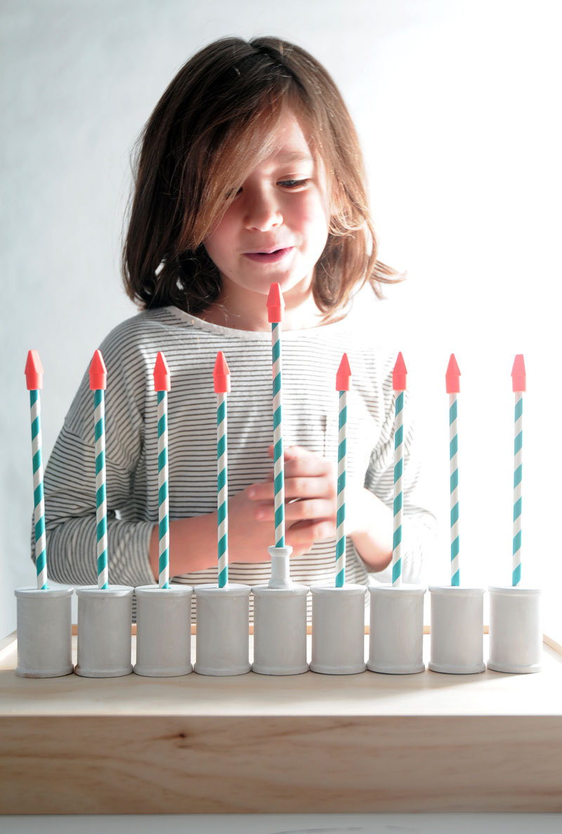 easy diy menorah for kids craft