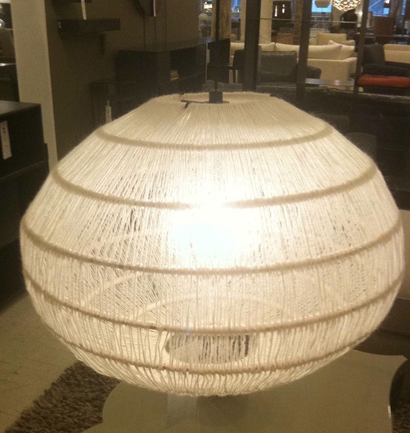 Diy Light Fixtures Project Kid I Love The Soft Glow Of Light Through White Yarn