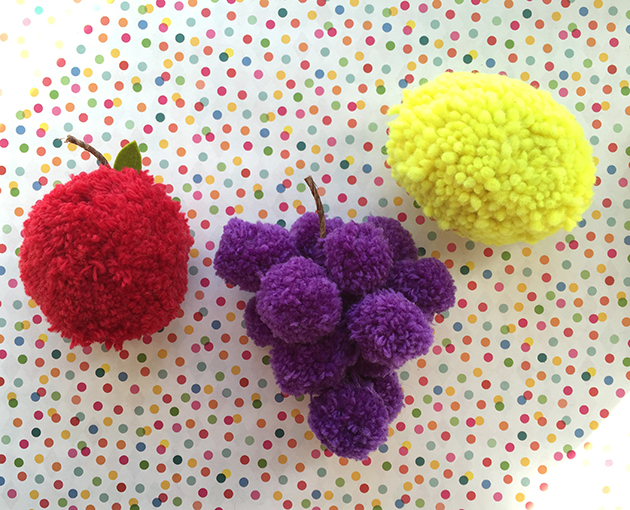 How to these DIY Pom Fruits