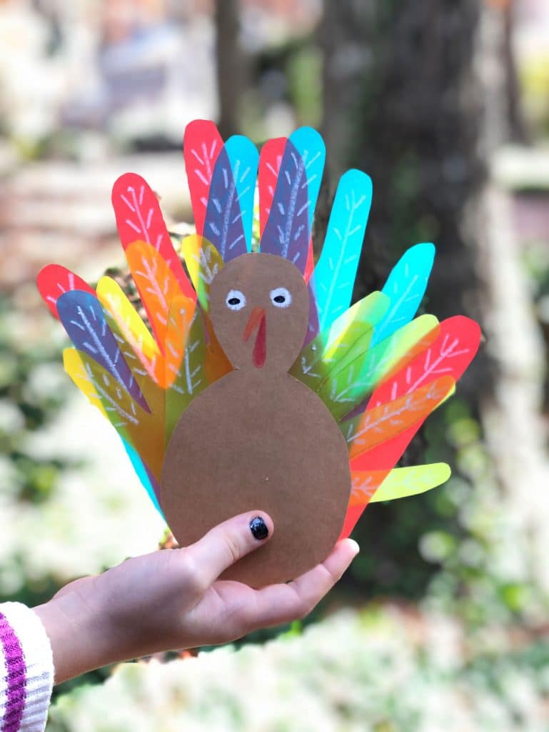 diy handprint turkey craft for kids thanksgiving