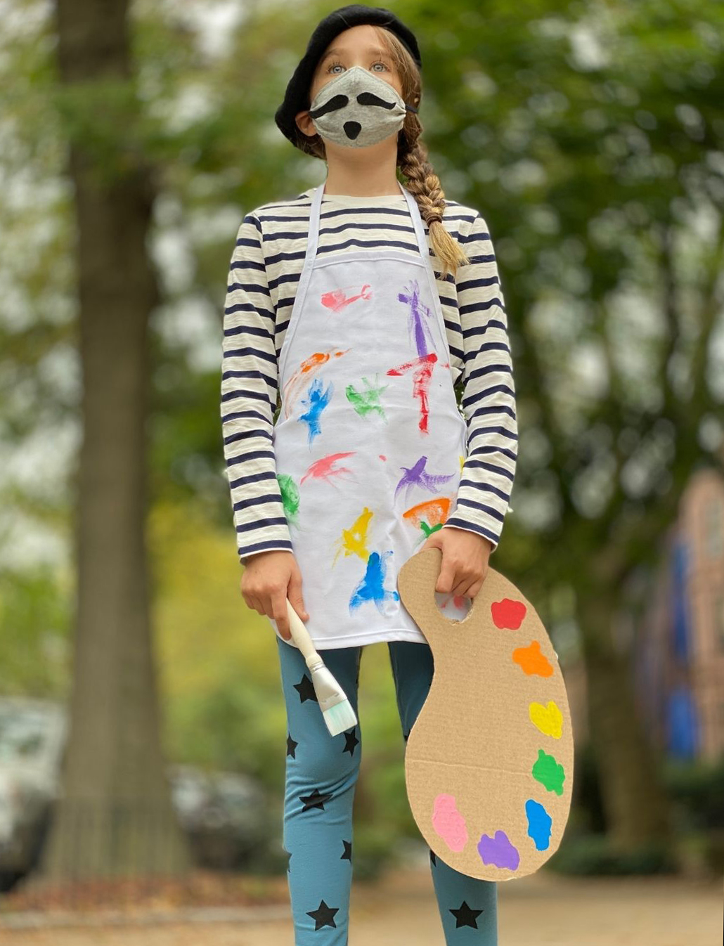 homemade artist costume for kids