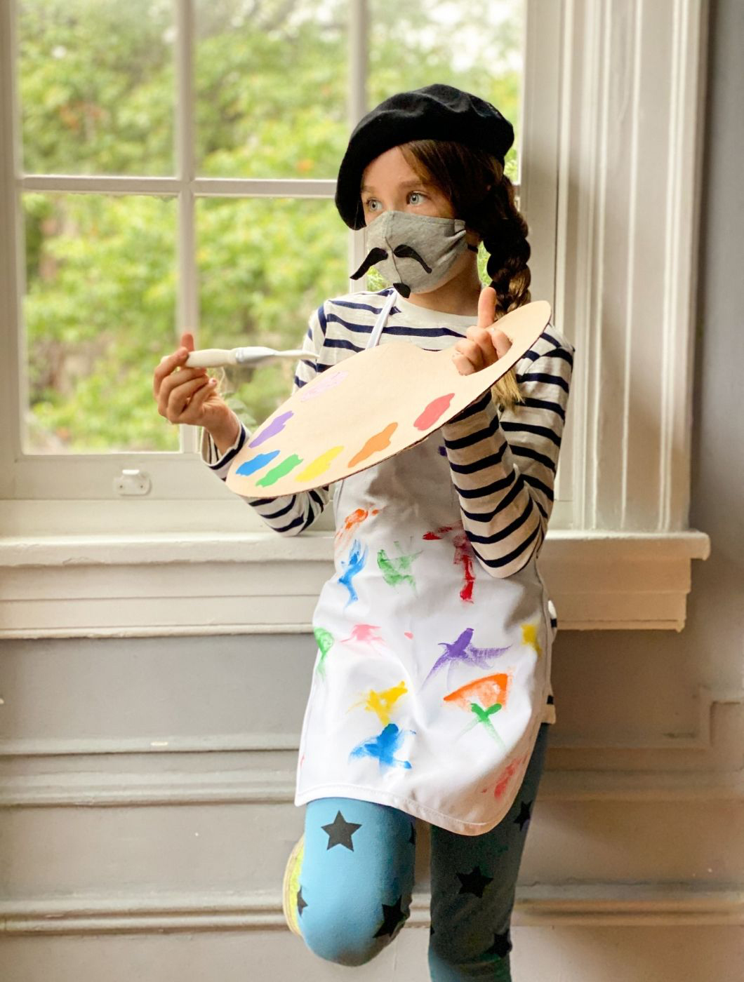 Simple DIY Artist Costume • Painter Halloween Costume