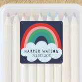Pop of Color Custom
Name Label
by Minted. com