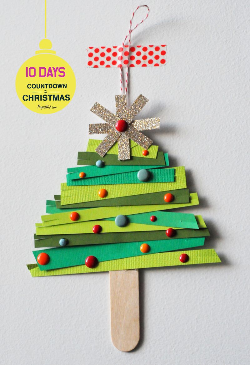 actress Manuscript Envision Easy Christmas Ornament | How to Make a DIY Paper Xmas Tree